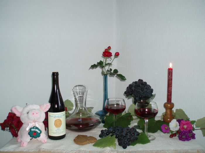 Blauer Bernburger Wein Jahrgang 2006